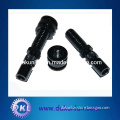 Black Oxide Knurled Aluminum Screw for Fishing Pole